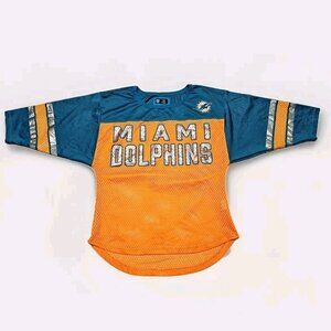 NFL Miami Dolphins Breathable Women's XS Mesh Top Official NFL Apparel